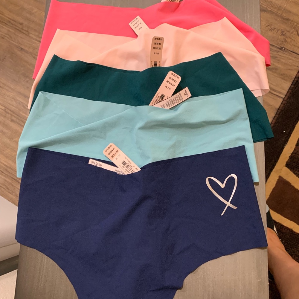 5 high waisted thongs